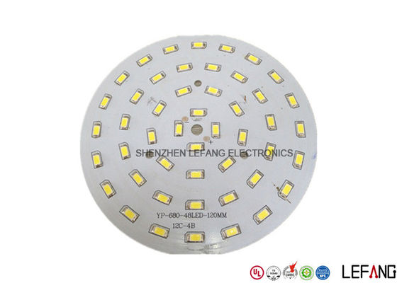 FR4 Two Layers Round LED PCB Board For Traffic / Street Lighting HASL - LF