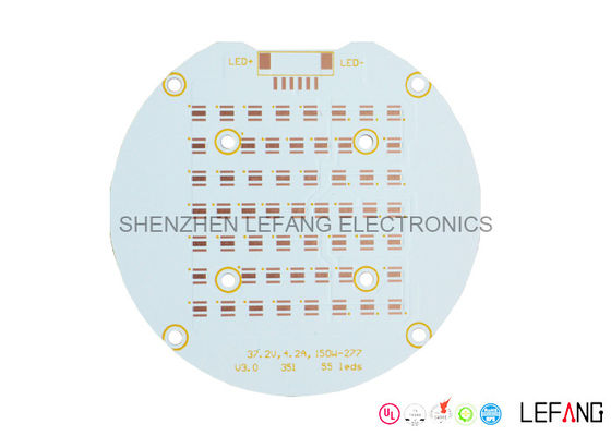 One Sided Copper Base PCB Circular PCB Board For High Lumen 5w 7w 12w Led Bulb