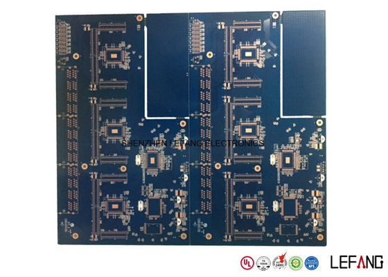 Blue Solder PCB Board FR4 2 Layers ENIG Surface Treatment For Medical X - Ray Machine