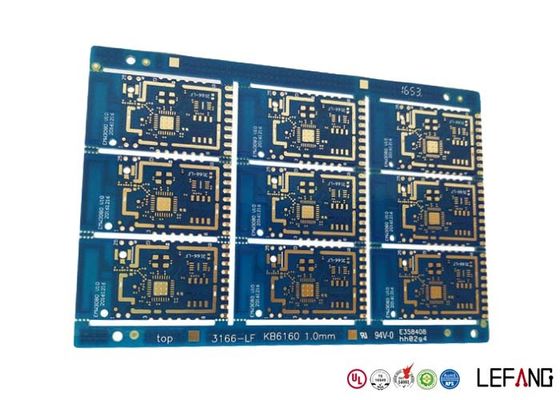 Electronics Communication High Frequency PCB 2 Layers ENIG Surface Treatment