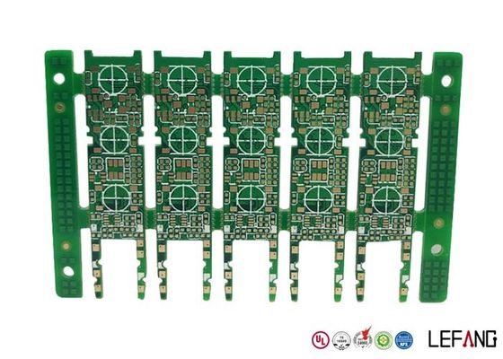 Rigid Multilayer PCB Fabrication , Industrial Circuit Board Green Solder Mask