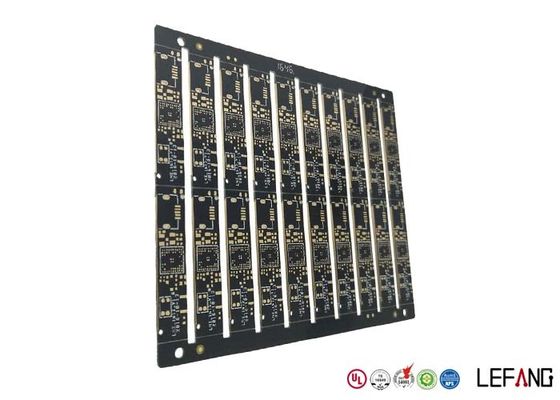 Multilayer PCB Circuit Board 6 Layers 0.8mm Board Thickness With Black Soler Msak
