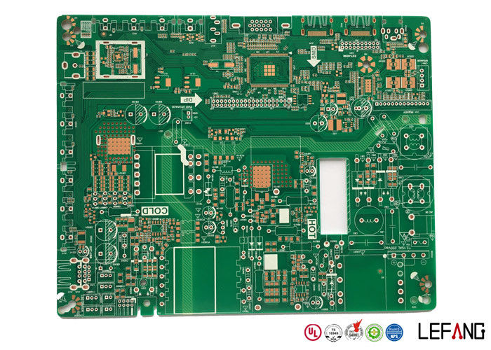 Professional OSP High Tg170 94V0 Double Sided Circuit Board , Green
