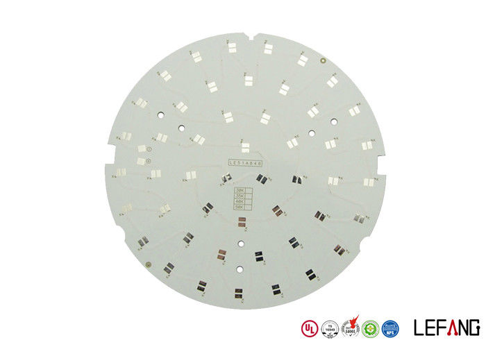 Professional Aluminum Based LED Copper Clad PCB Board White Solder Mask