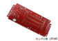 Multilayer Industrial PCB Board 8 Layers Red Solder Immersion Gold For Industrial Control