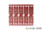 Red Ink 6 Layers PCB Board Fabrication ENIG Surface For Signal Power Amplifier