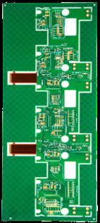Carte de circuit imprimé Fr-5 Smt 0.20mm 6 services d'OEM de jaune de panneau de carte PCB de couche