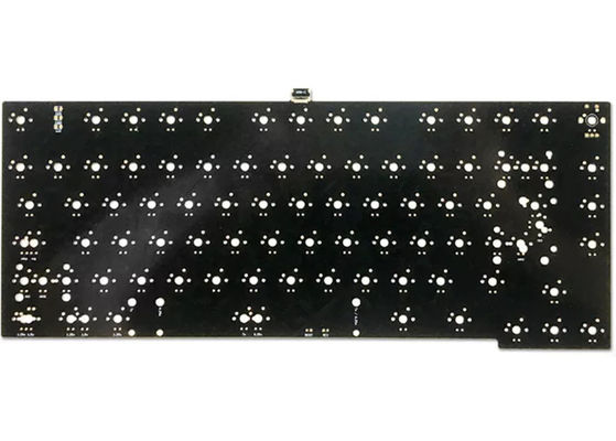3,2 mm aangepast toetsenbord PCB 10 lagen 5-pins hot-swappable toetsenbord