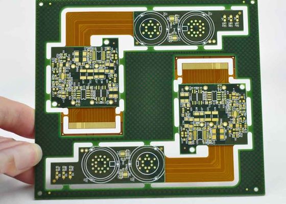 ENEPIG Rigid Flex PCB Fabrication 6,5mm Ευέλικτο Υλικό PCB