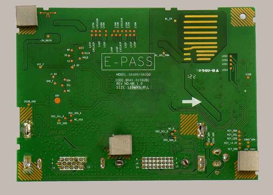 32層の高周波PCB 0.21mmの契約製造PCBアセンブリ