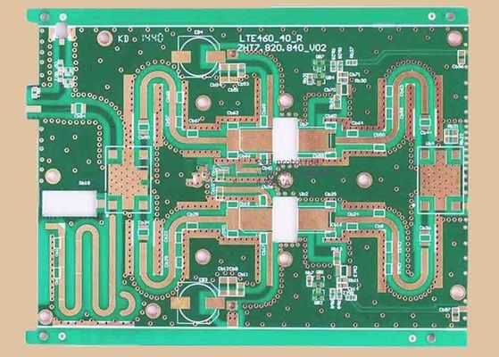 Amplificador de potencia de 3,5 mil PCB Fabricación de PCB de giro rápido de 2 capas