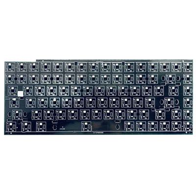 Fabricante Pcb Pcba Service del teclado el 60% Qmk el 65% del mismo tamaño vía el ordenador caliente del intercambio del PWB del teclado