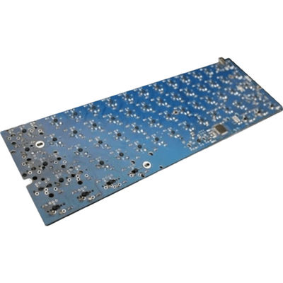22 Lapisan Papan PCB Komponen Hotswappable Tipe C Fr4 Wireless DIY RGBW Qmk Melalui RGB ANSI Gaming Keyboard