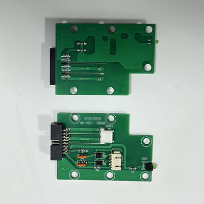 0.2mm agujero de PCB de circuito conjunto con el tratamiento de superficie HASL de pantalla de seda blanca
