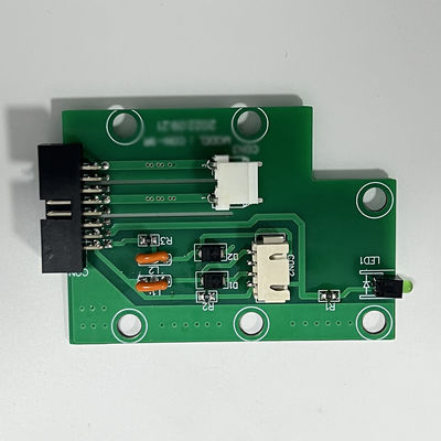 Hoge precisie pcb circuit board assemblage 0,1 mm min lijnscheiding pcba wit zijdecreen kleur