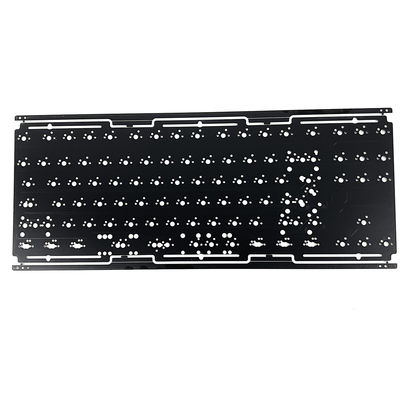 Custom Printed Circuit Board Keyboard Met Min Hole Size 0.2mm Min Line Spacing 0.1mm FR4 Materiaal