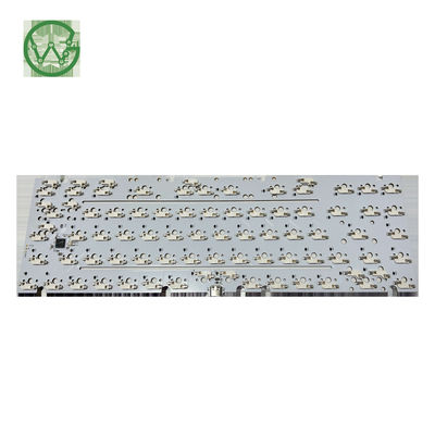 FCC Custom Keyboard PCB 0.1mm Larghezza di linea Maschera di saldatura verde