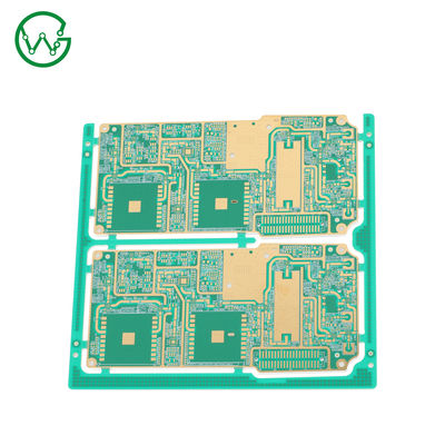 UL PCB Circuit Board Assembly With 1oz Copper Thickness HASL Surface Treatment  0.1mm Min Line Spacing