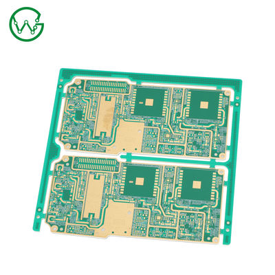 UL PCB circuito de placa de montagem com 1 oz espessura de cobre HASL Tratamento de superfície 0.1mm Min linha espaçamento