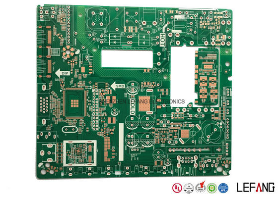 2 Layersbare Printed Circuit Board , Computer PCB Board FR4 35 µM Copper Thickness