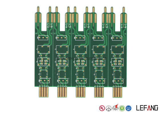 1.6 Mm Multilayer PCB Board Industrial Control Circuit Board ENIG With Gold Finger