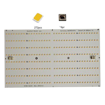 Customized LM561C LED PCB with 660nm Osram LED 1-3oz Copper Thickness and 0.8-1.6mm Board Thickness