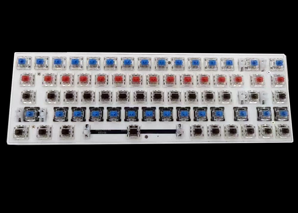 356mm Custom Hot Swappable Keyboard 19 Layers Blank Printed Circuit Board