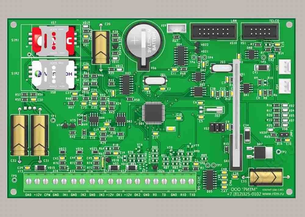 5880 High Frequency PCB 1.6mm
