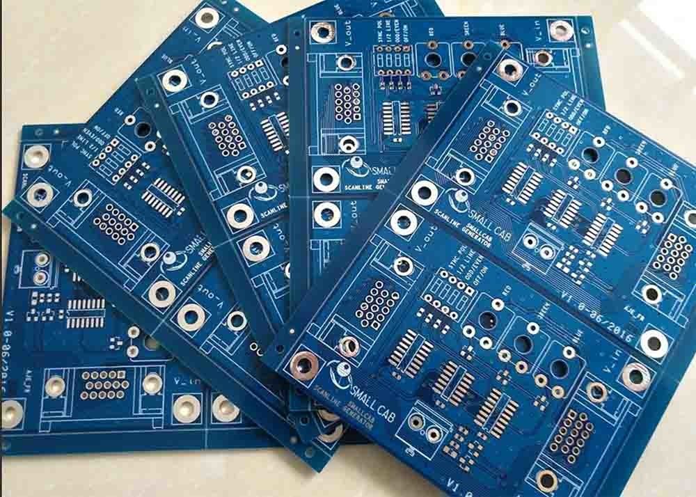 Blue PCBA Circuit Board Assembly With ODM Service LED 40 Layers