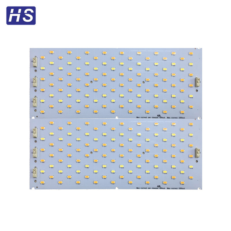 LM561C LED Aluminum PCB with 1-3oz Copper Thickness 0.8-1.6mm Board Thickness and 0.2mm Min Hole Size for Plant Lamp