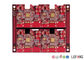 Two Sided Red PCB Board , Immersion Gold Router PCB Board 105 Um / 3 Oz