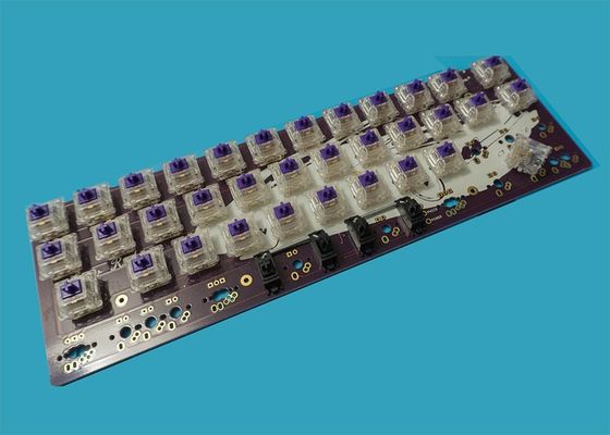 clavier permutable à chaud personnalisé de 356 mm 19 couches de carte de circuit imprimé vierge