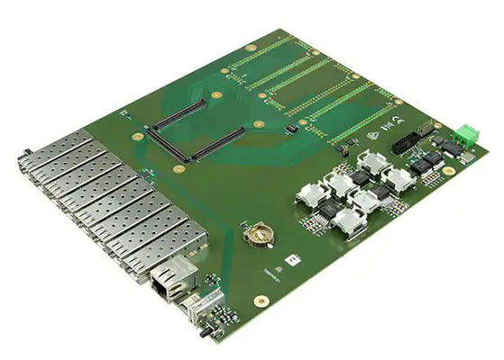 Κίτρινη πλακέτα PCB Electronic Components 12 Layers Rigid Circuit Board 5oz