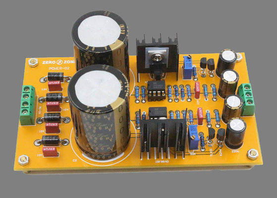 Placa de prototipo de PCB de 40 capas, ensamblaje de PCB con LED blanco, chapado en oro de 0,5mm
