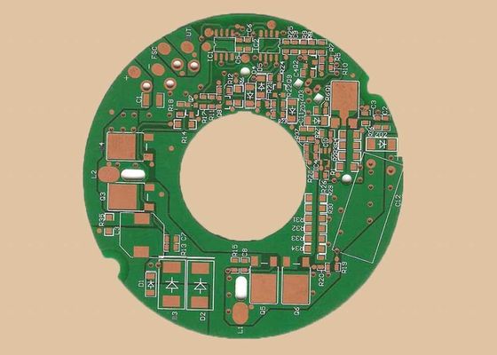 Panneau de carte PCB plaqué or multicouche polychrome LF-HAL d'Assemblée de carte PCB 0.5mm