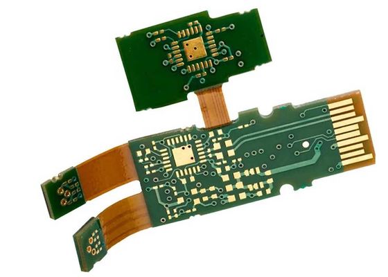 ENIG Superficie de acabado de pantalla de seda blanca Impedancia controlada de circuitos de PCB flexibles