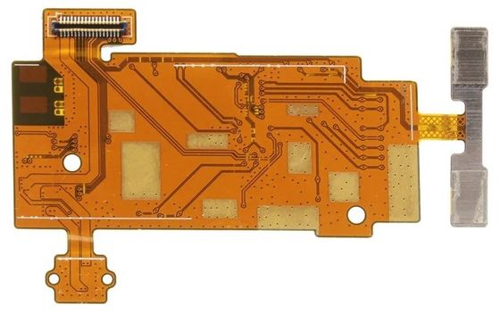 ENIG Surface Finish Fleksibel PCB Board memastikan Min. Lebar garis 0,1mm