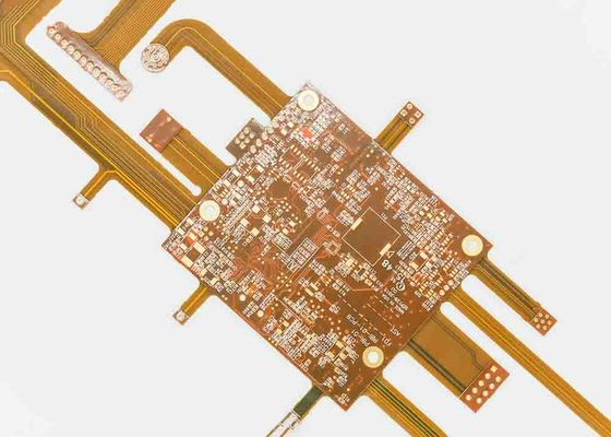 1.6mm épaisseur Flexible PCB circuit imprimé avec 2 couches Configuration Min. Taille du trou 0,2mm
