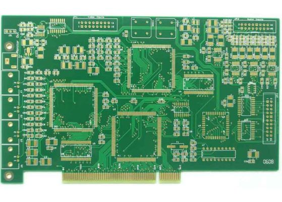 1.6mm 12 Lapisan Fabrikasi PCB Papan Sirkuit Cetak Tembaga Putih OSP