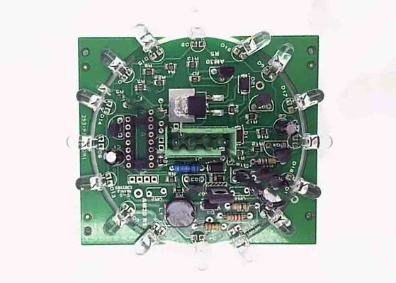 Asamblea azul de la placa de circuito de PCBA con las capas del servicio LED 40 del ODM