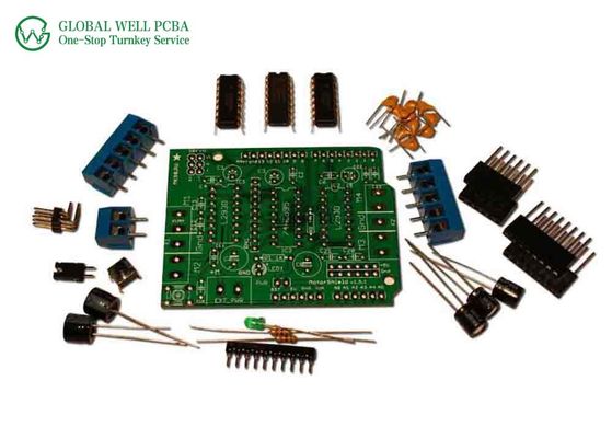 Στοιχεία πλακέτας διπλής όψης πλακέτας PCB 3,2 mm Fr4 Printed Circuit Board 70um
