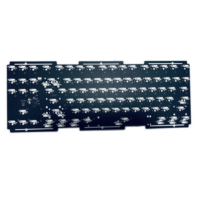 HASL Oppervlak Custom Keyboard PCB 1 oz Koperdikte 0,1 mm Minimale lijnspacing