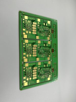 0.2mm Rigid Flex PCB 제조 ENIG 표면 마무리 노란색 솔더 마스크