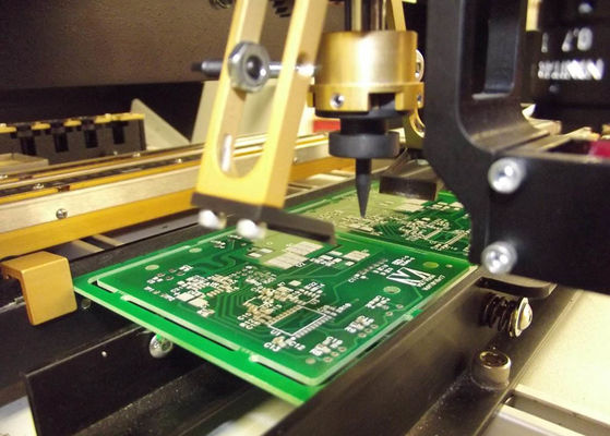 산업 통제를 위한 0.25mm PCB 회로판 회의 FR-4 검정