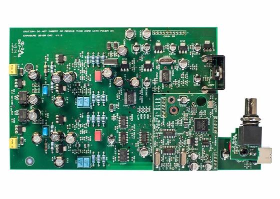 8G EMMC PCB Sd Card 4mil Componenti del circuito verde ROGERS